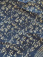 Indigo Cotton Saree